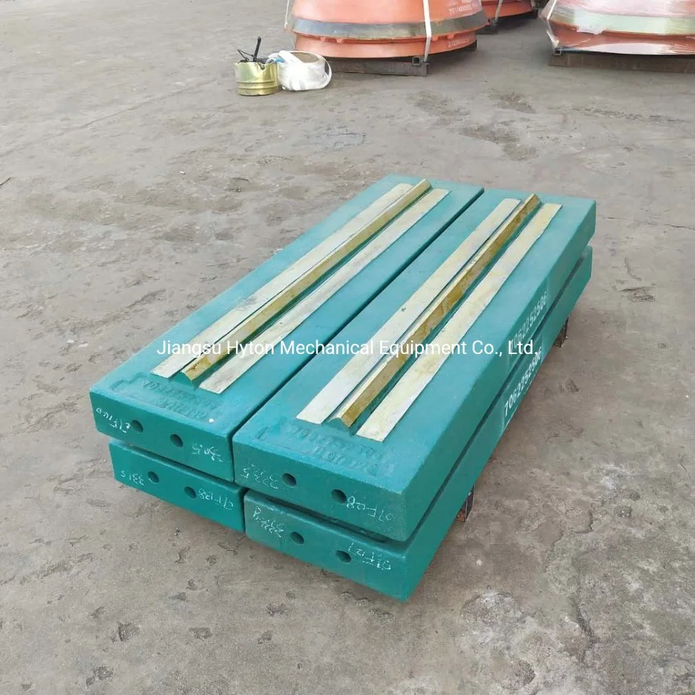 Barra di soffiaggio cromata elevata con inserto in ceramica per Np1520 Np1620 Frantumatore a impatto