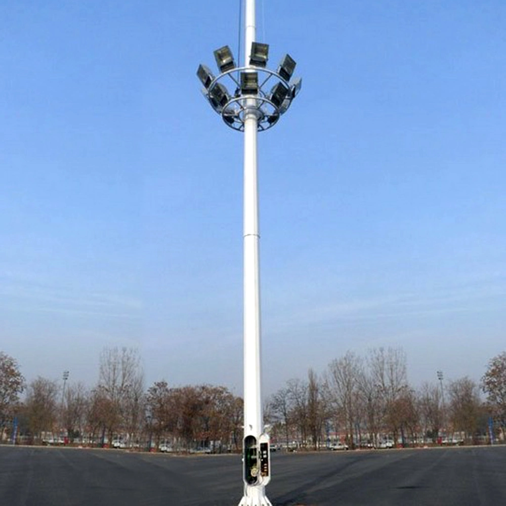 Asta luminosa rotonda/conica poligonale ottagonale Q235 Hot/DIP/galvanizzata ad alto montante