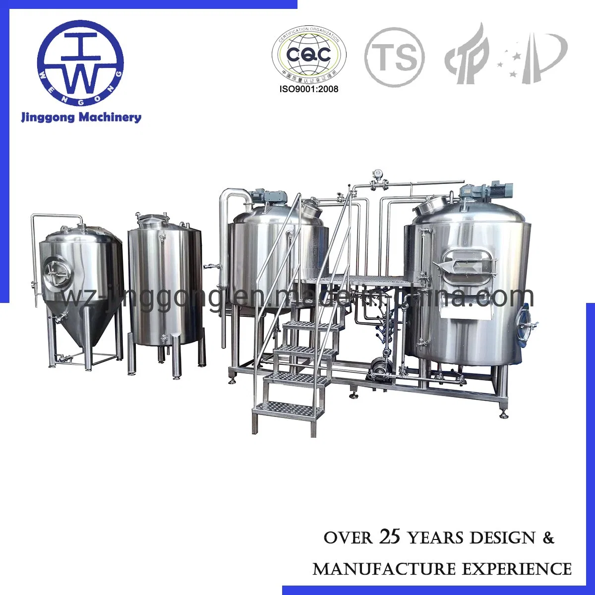 Birreria da birreria all&#39;aperto in acciaio inossidabile da 1000 litri e 10 hl