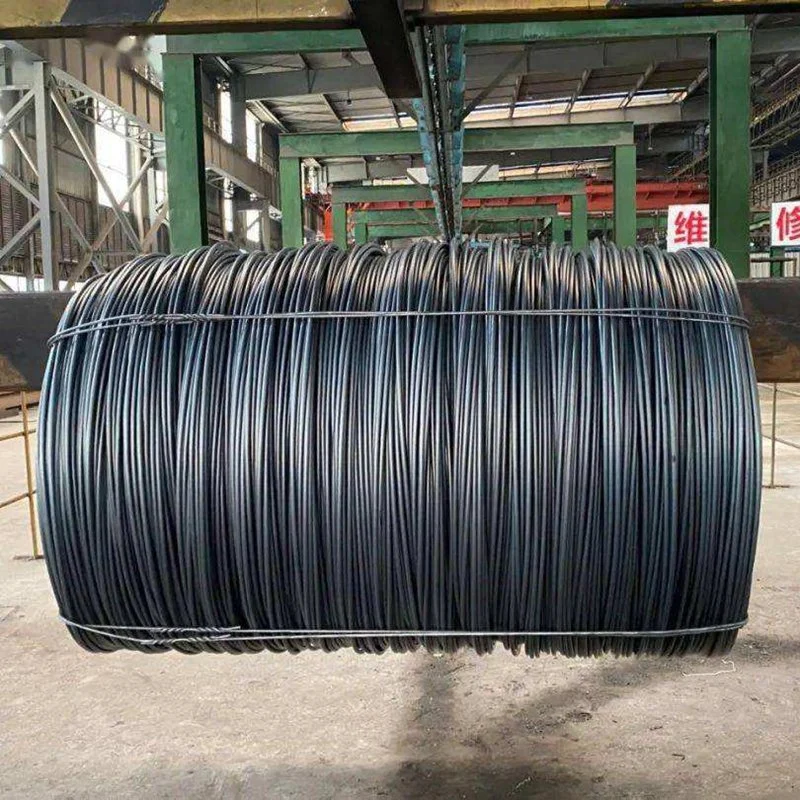 Produzione barra di acciaio strutturale laminata a caldo carbonio materiale da costruzione ferro Asta di filo