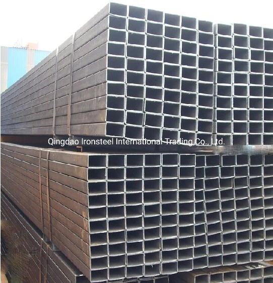 Tubo in acciaio quadrato saldato 100X100X3mm, sezione cava in acciaio dolce