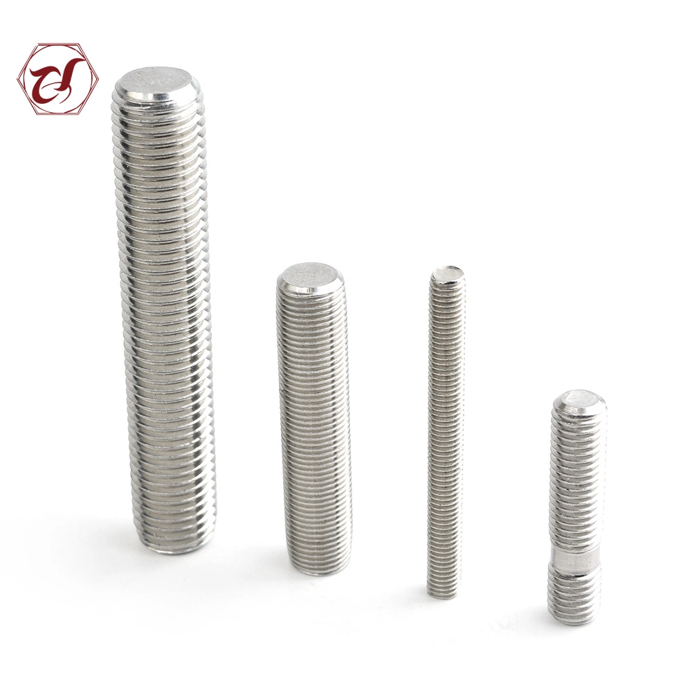 Barra filettata in acciaio inox B8/B8M barra Cl2 DIN975 DIN976 A2 Bulloni a testa tonda A4