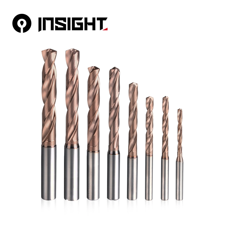 Utensili per tornitura CNC in carburo smussatura tondo 4 mm 6 mm Punte elicoidali per metallo