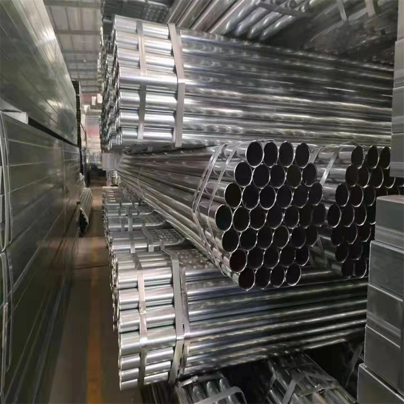 Acciaio zincato a caldo tubi tondi/tubolari in acciaio al carbonio Pipesfor Greenhouse Costruzione di edifici