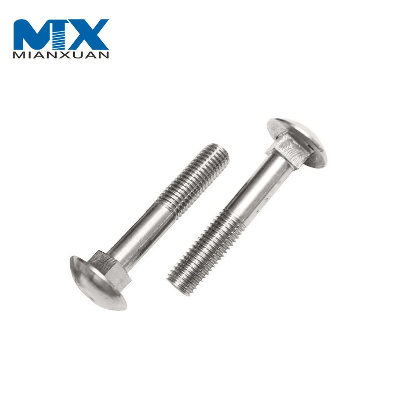 Uni 5732 vite a testa tonda zincata ANSI/ASME B 18.5.2.3m nichelata Bullone a testa tonda