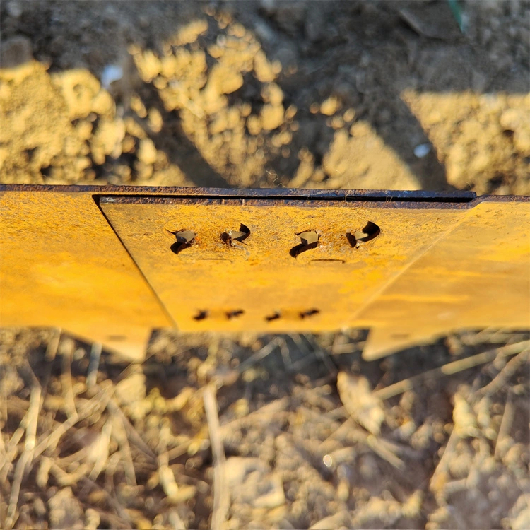 Acciaio al corten rotondo metallico, bordatura del prato