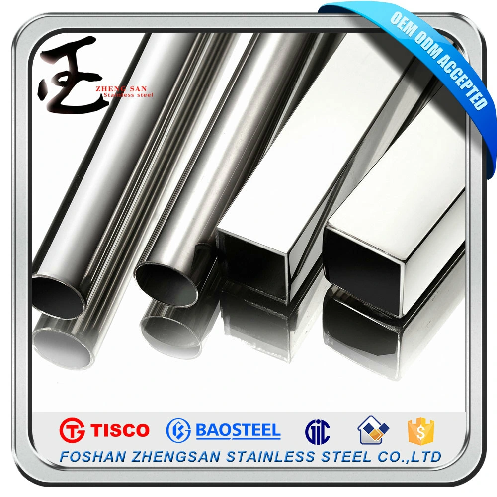 Tubo rotondo in acciaio inossidabile saldato Foshan Factory 201