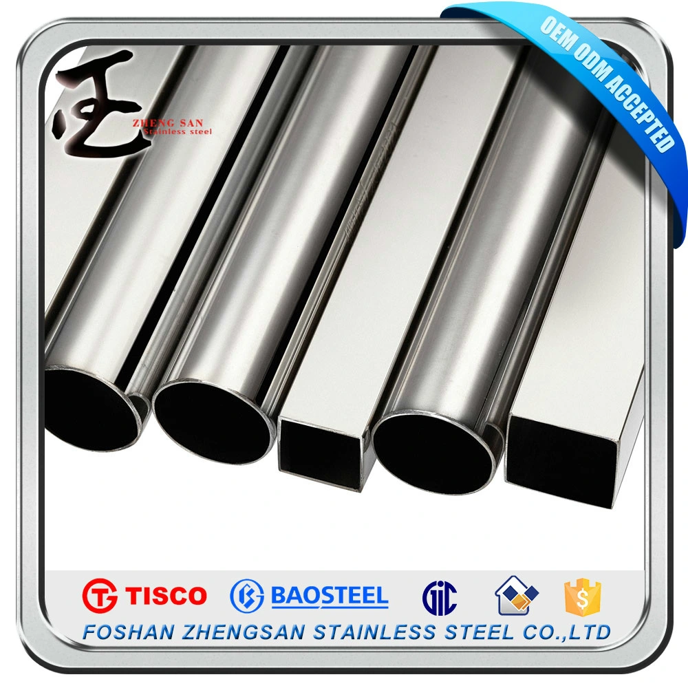 Tubo rotondo in acciaio inossidabile saldato Foshan Factory 201