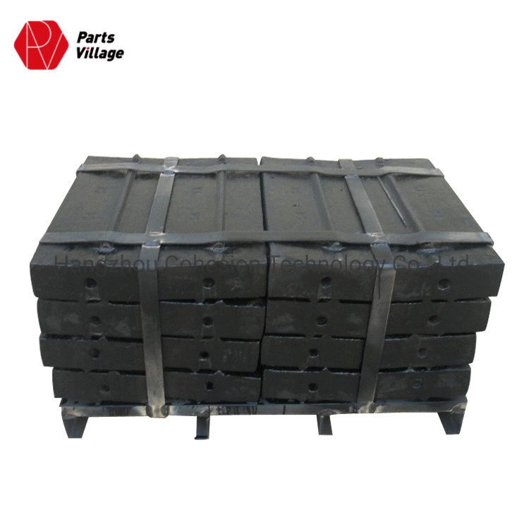 Attrezzatura per pezzi frantumatore a impatto per Mettso SHANBAO PF 1214 High Barra di soffiaggio cromata