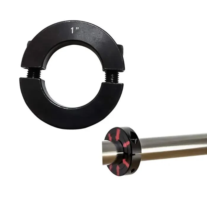 Acciaio placcato in ossido di zinco, acciaio blacked, diametro interno collare doppio albero diviso 16 mm
