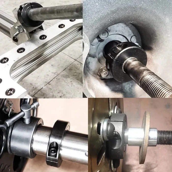 Acciaio placcato in ossido di zinco, acciaio blacked, diametro interno collare doppio albero diviso 16 mm