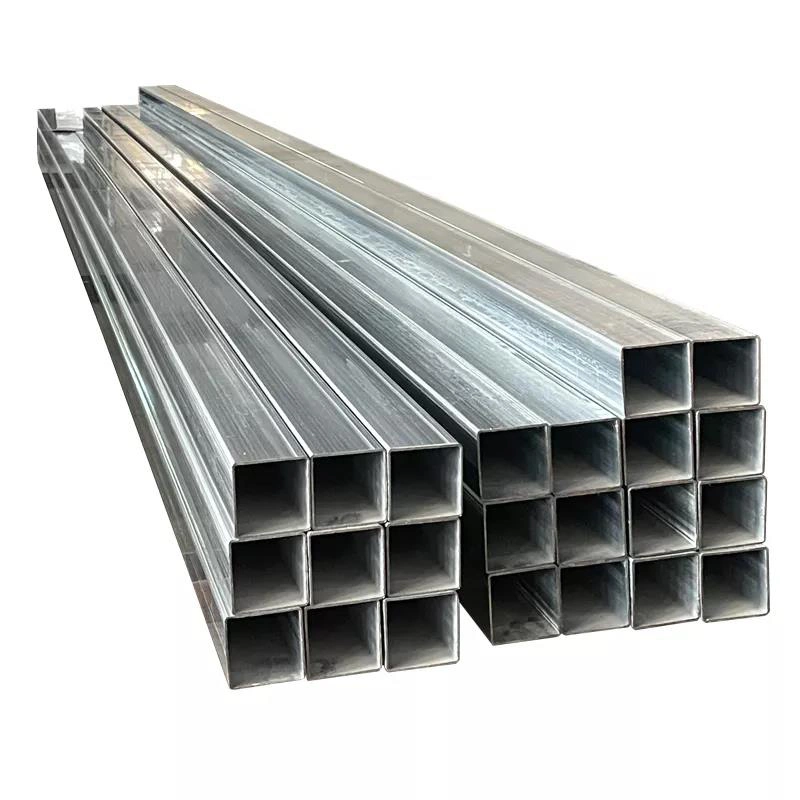 Acciaio dolce A500 zincato a sezione cava 30x30mm A36 Profilo MS tubo rettangolare e tubo quadrato