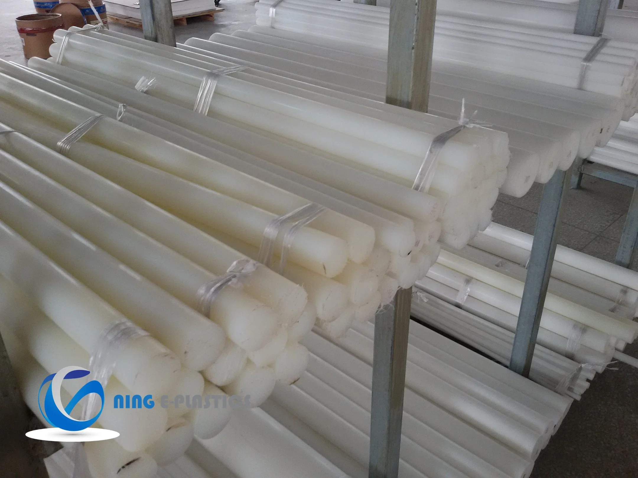 Barra in HDPE in plastica dura barra rotonda in polietilene barra in plastica nera