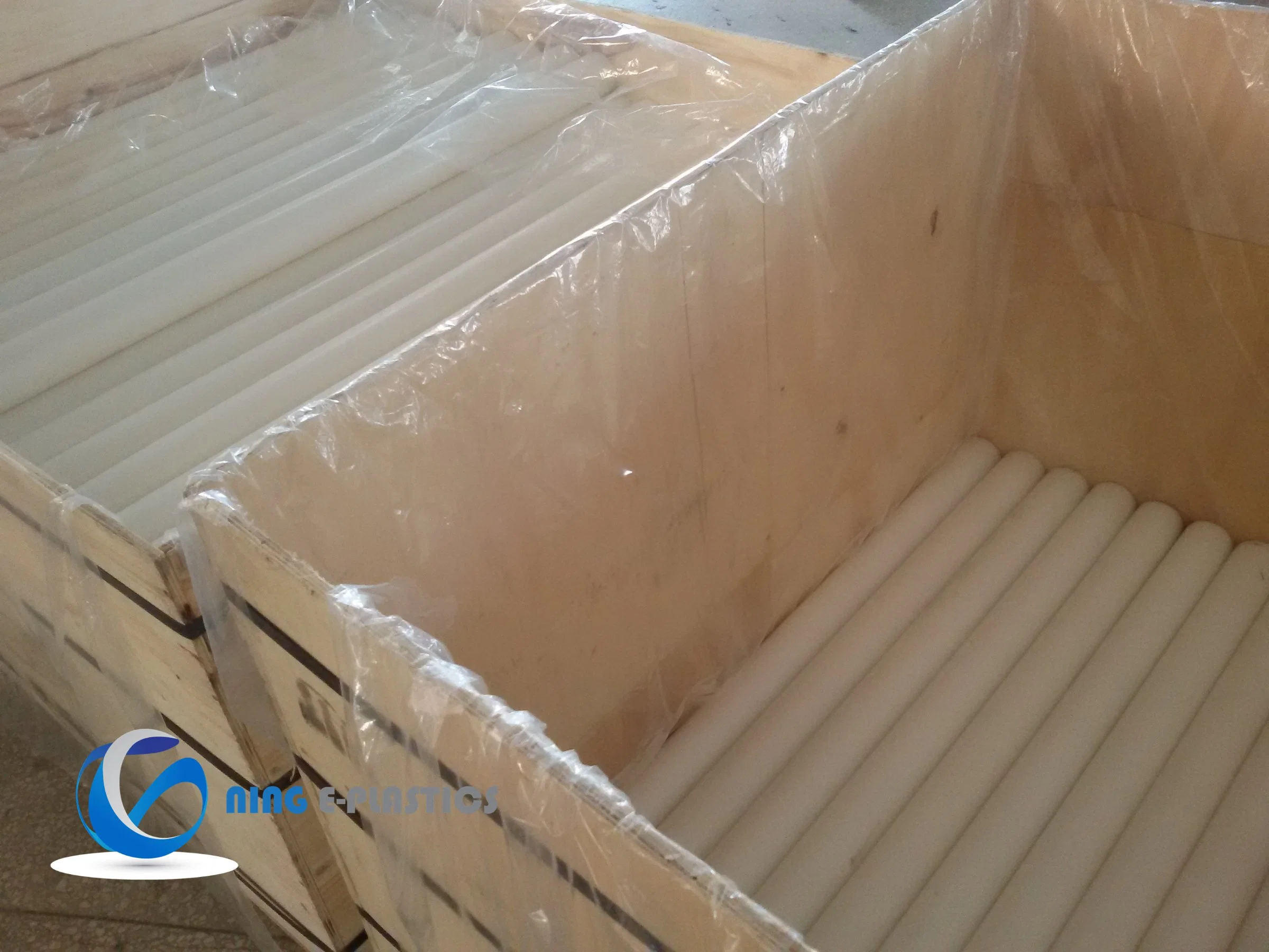 Barra in HDPE in plastica dura barra rotonda in polietilene barra in plastica nera