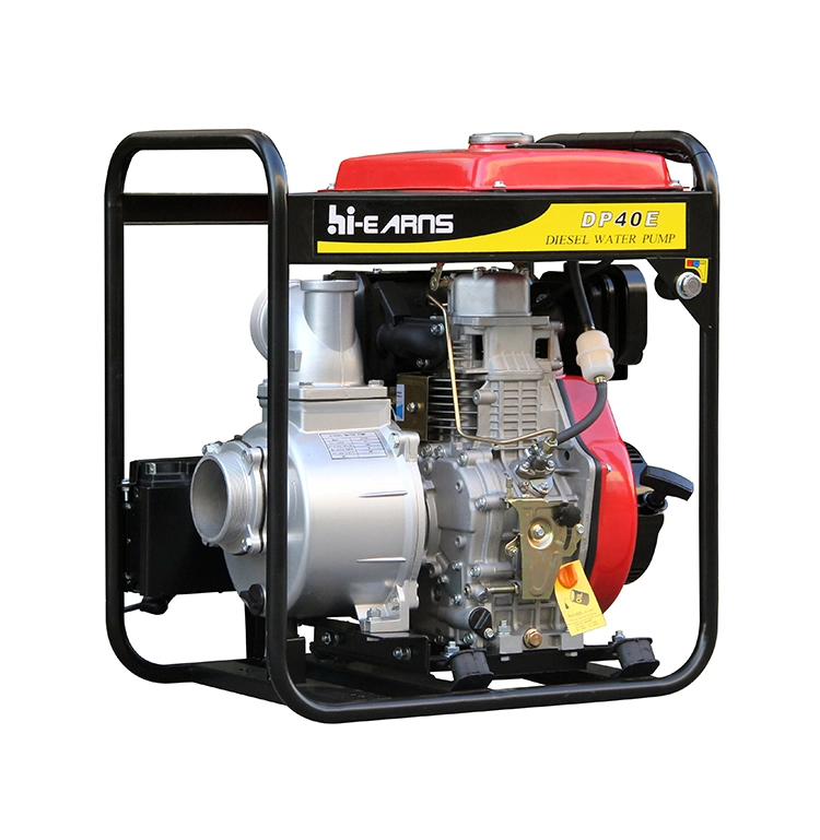Pompa dell&#39;acqua diesel portatile da 4 pollici con tubo rotondo (DP40)