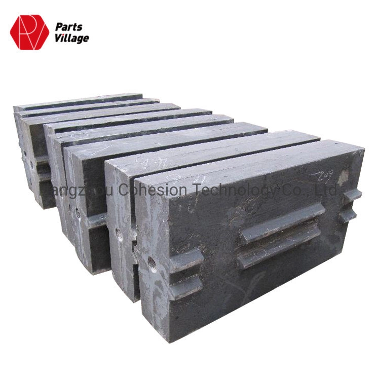 Attrezzatura per pezzi frantumatore a impatto per Mettso SHANBAO PF 1214 High Barra di soffiaggio cromata