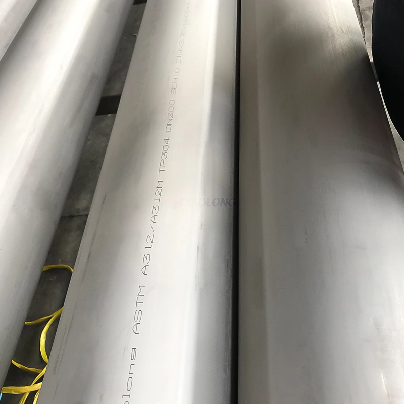 Tubo industriale in acciaio inox con diametro esterno di 424 mm per petrolio e gas