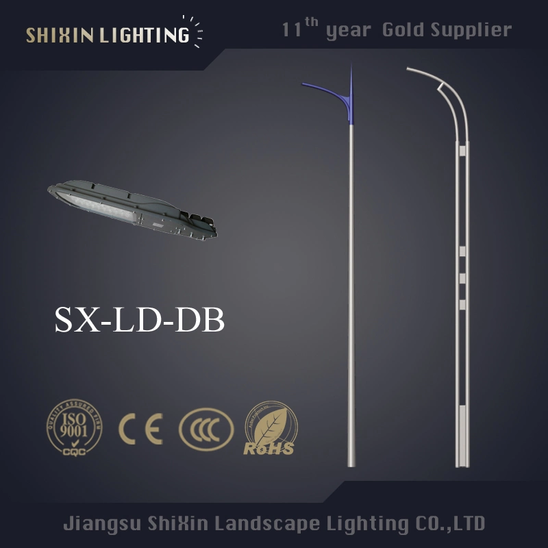 Asta luminosa in acciaio inox di nuovo design (SX-LD-dB)