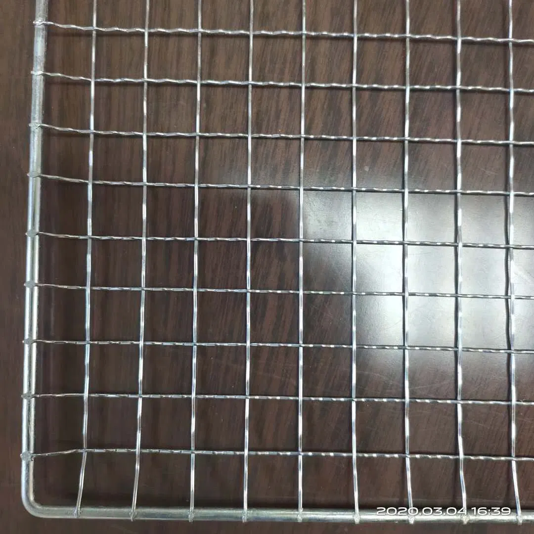 Rete metallica monouso con griglia per barbecue a forma quadrata e rotonda per Carne