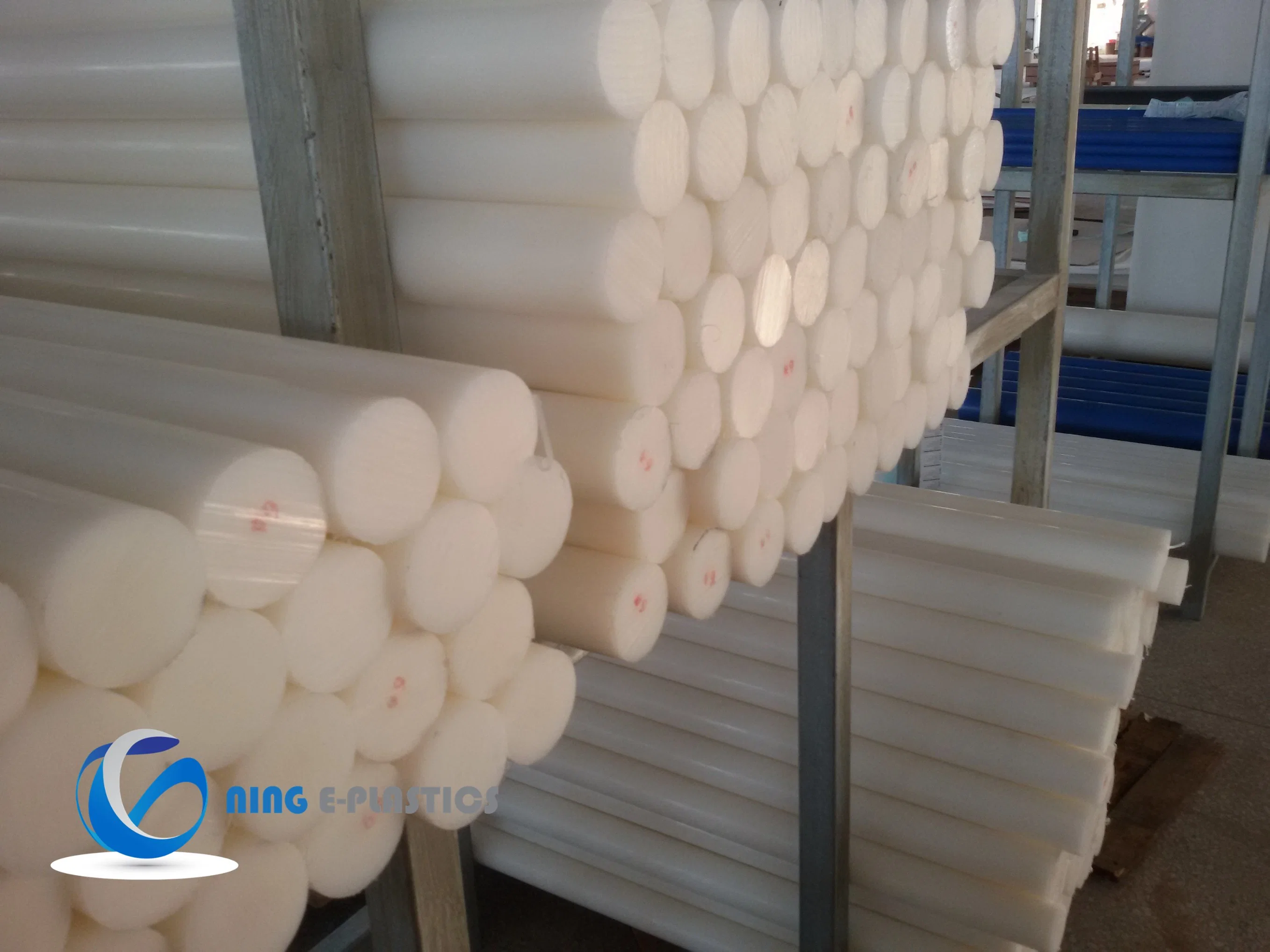 Barra in HDPE in plastica dura barra rotonda in polietilene barra in plastica nera
