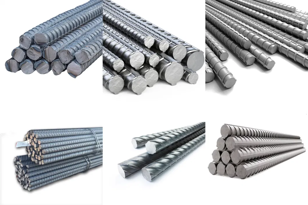 Factory Rebar Hrb 355 HRB400 HRB500 8mm 10mm 12mm 14mm 16mm Cement Iron Rod Reinforcing Deformed Rebar Steel Bars Rod