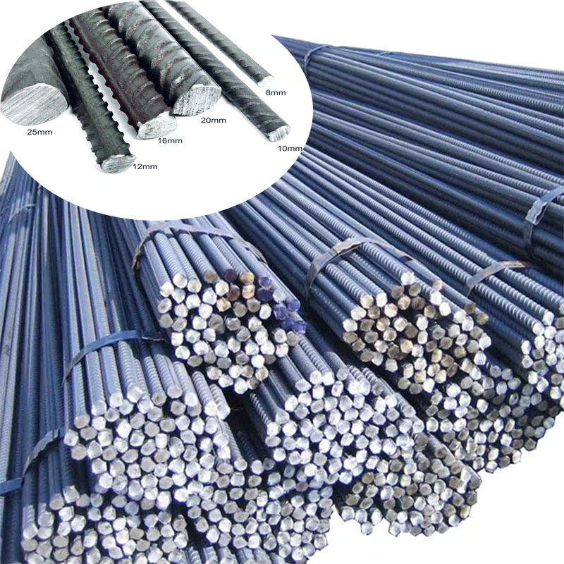 ASTM A615 Grade40 60 Ss400 S355 HRB335 HRB400 HRB500 Deformed Rods