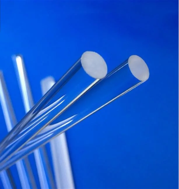 Semicircular Ribbon Cable Connector High Purity Quartz Glass Rod