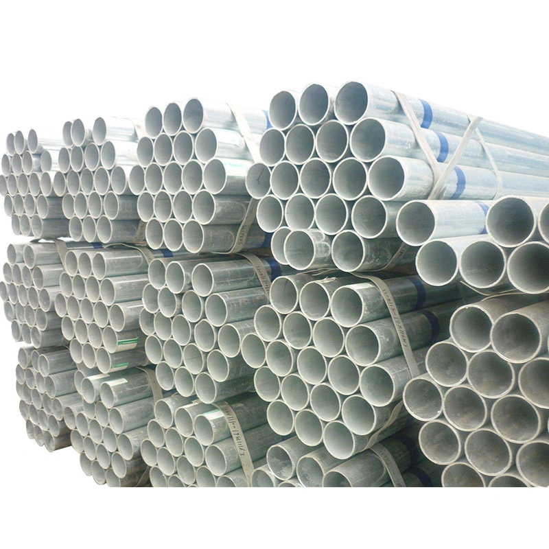 Hot Dipped Galvanized Iron Round Pipe/Galvanized ERW Steel Tubes/Tubular Carbon Steel Pipesfor Greenhouse Building Construction