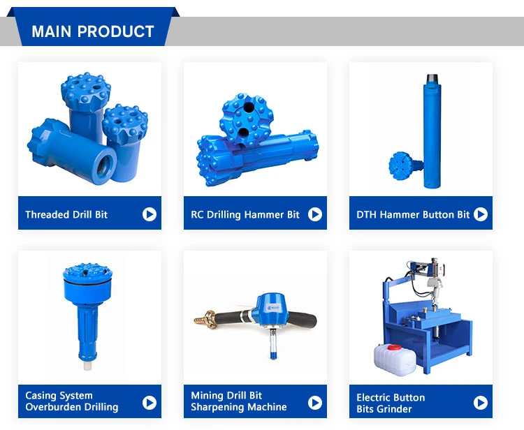 T38 Thread Round Hard Rock Drilling Mine Quarrying Well Exploration mm/Mf Extension Rods