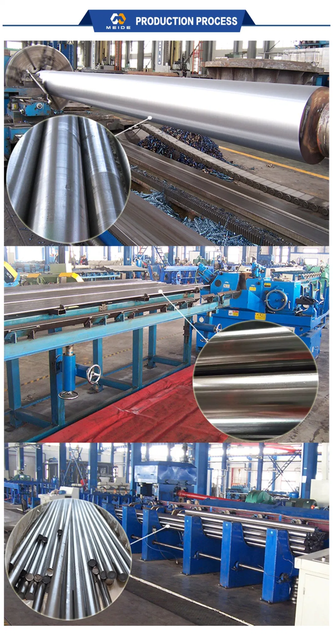 High Performance ASTM 4140/4130/5120/5140/100cr6/Gcr15/Suj2/52100/1.2067 Well Ground &amp; Polished/ Hard Chrome Plated Rods