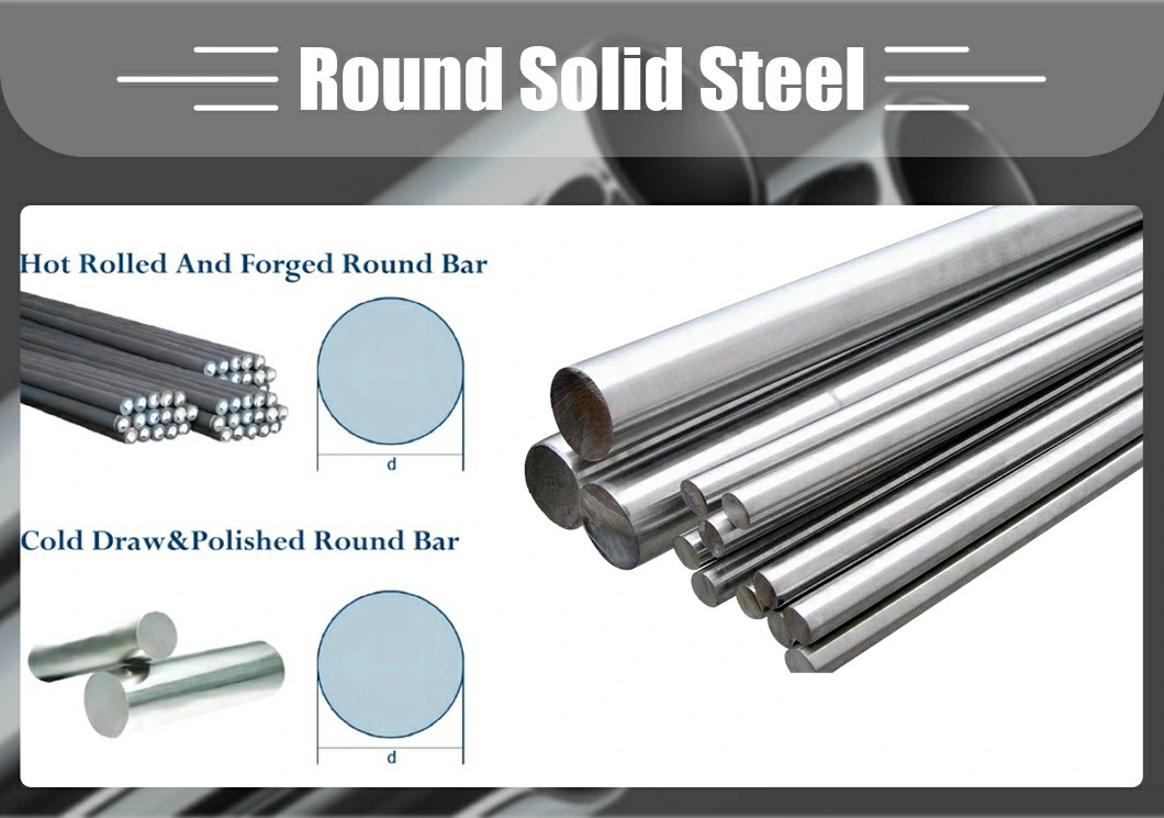 Stainless Steel Round Bar 200 300 400 500 600 Series High Speed Cast Iron Steel Rod