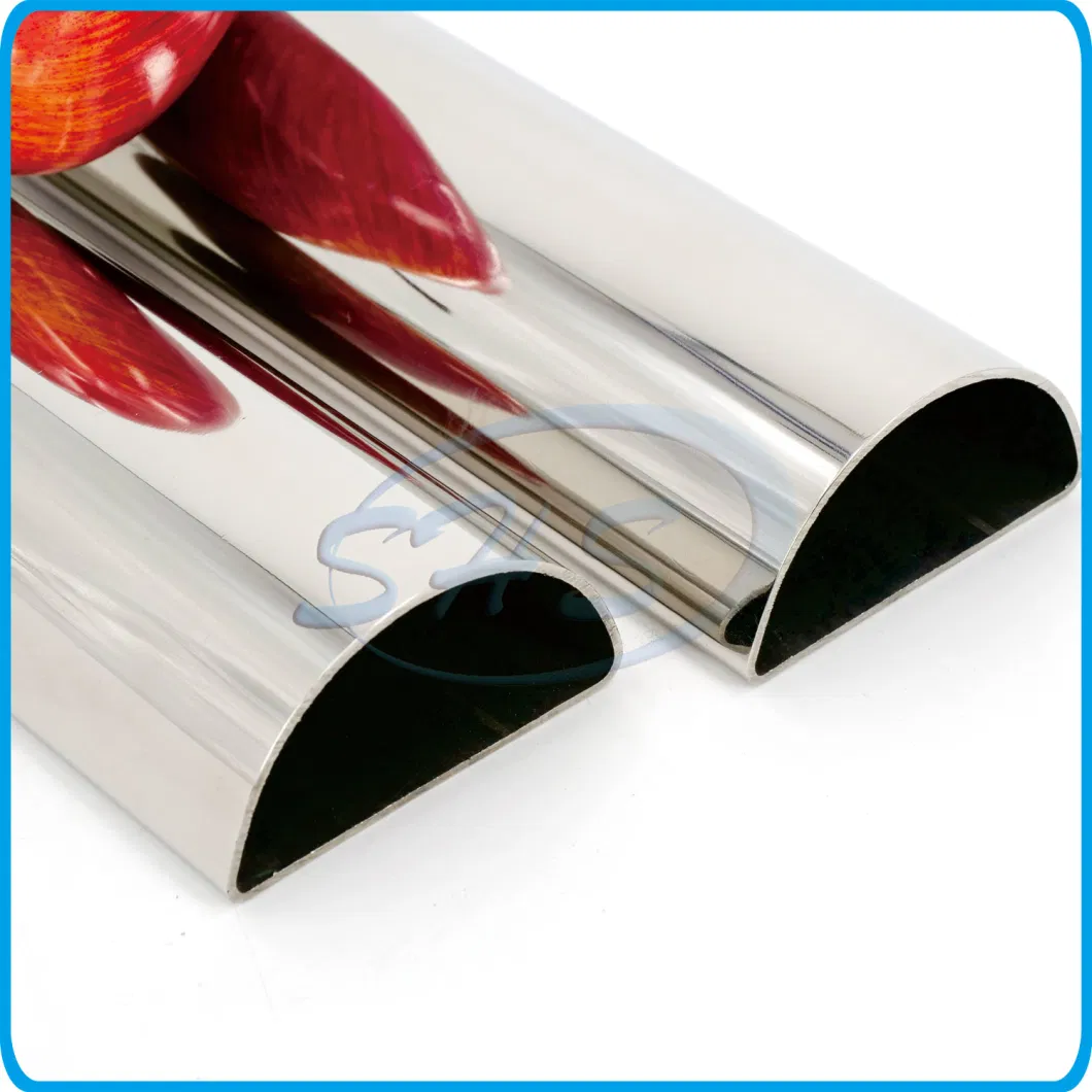 Stainless Steel Half Round Tubing with Mirror Finishing