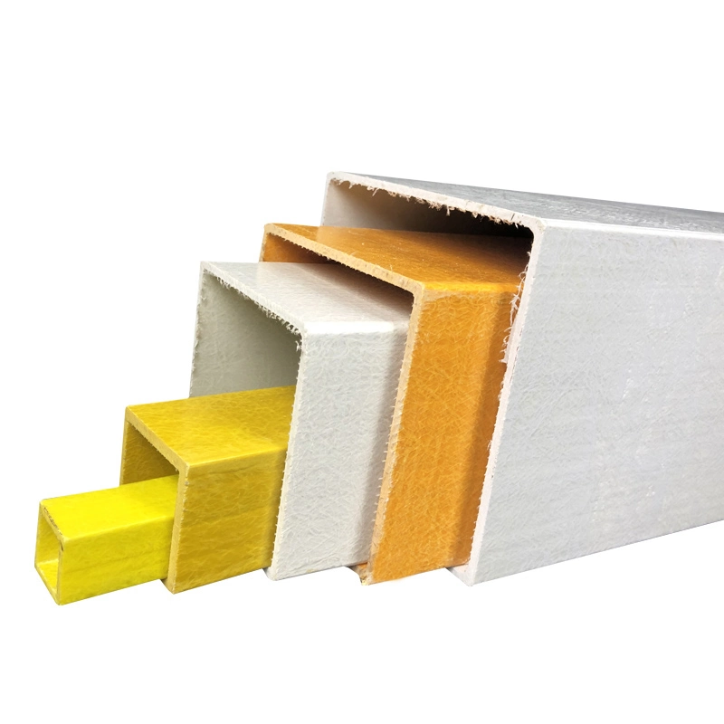 Pultruded Fiberglass Rectangular Tubing Fiberglass Square Tube Stock Insulation Square Tube