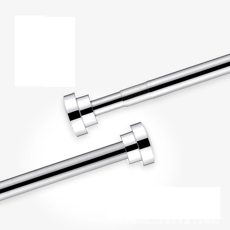 Stainless Steel Aluminum Sliding Telescopic Shower Curtain Rod (CR001)