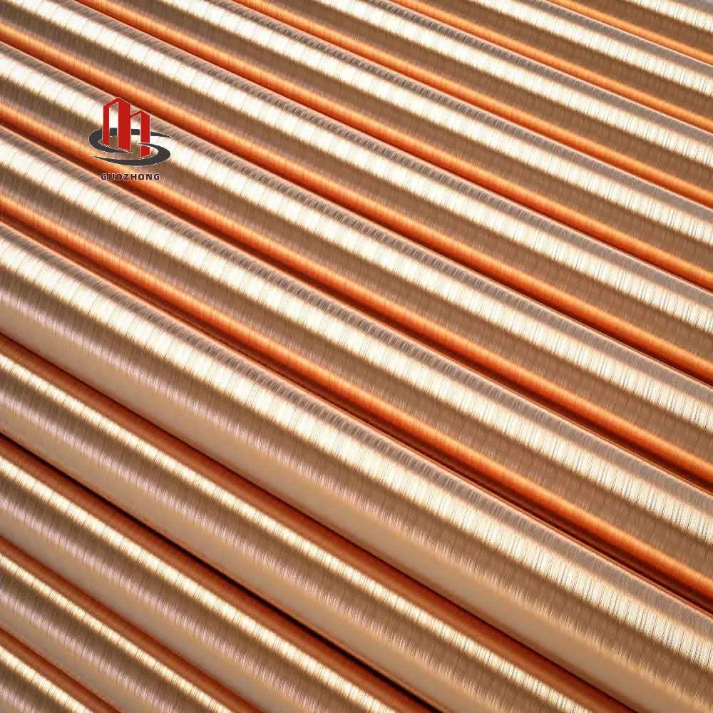 Wholesale High Purity H68/H65 Pure Copper Round/Square/Rectangular Brass Bar Rod