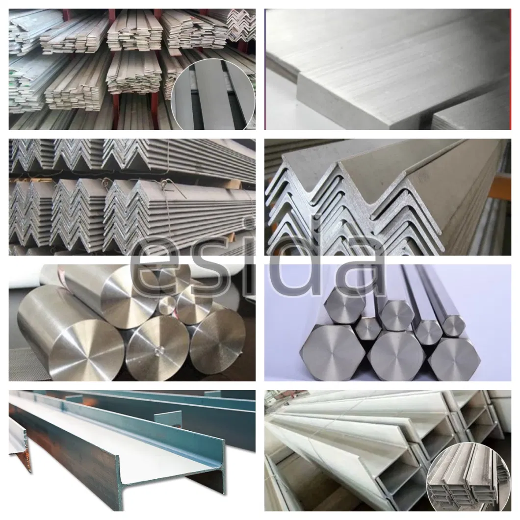 Chinese Factory 200 300 400 500 600 Diameter 304L/310S/316L/321/201/304/904L/2205/2507/Ss400 Stainless Steel Round/Square/Angle/Flat/Channel Bar/Rod