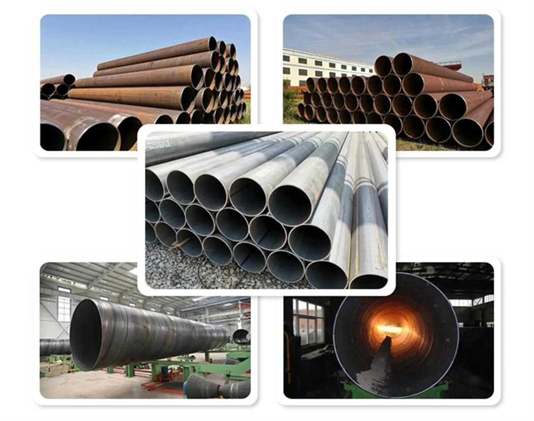 High Quality A500 Grade B Grade C Large Diameter Welded Steel Pipe for High Pressure Fluid Transportation