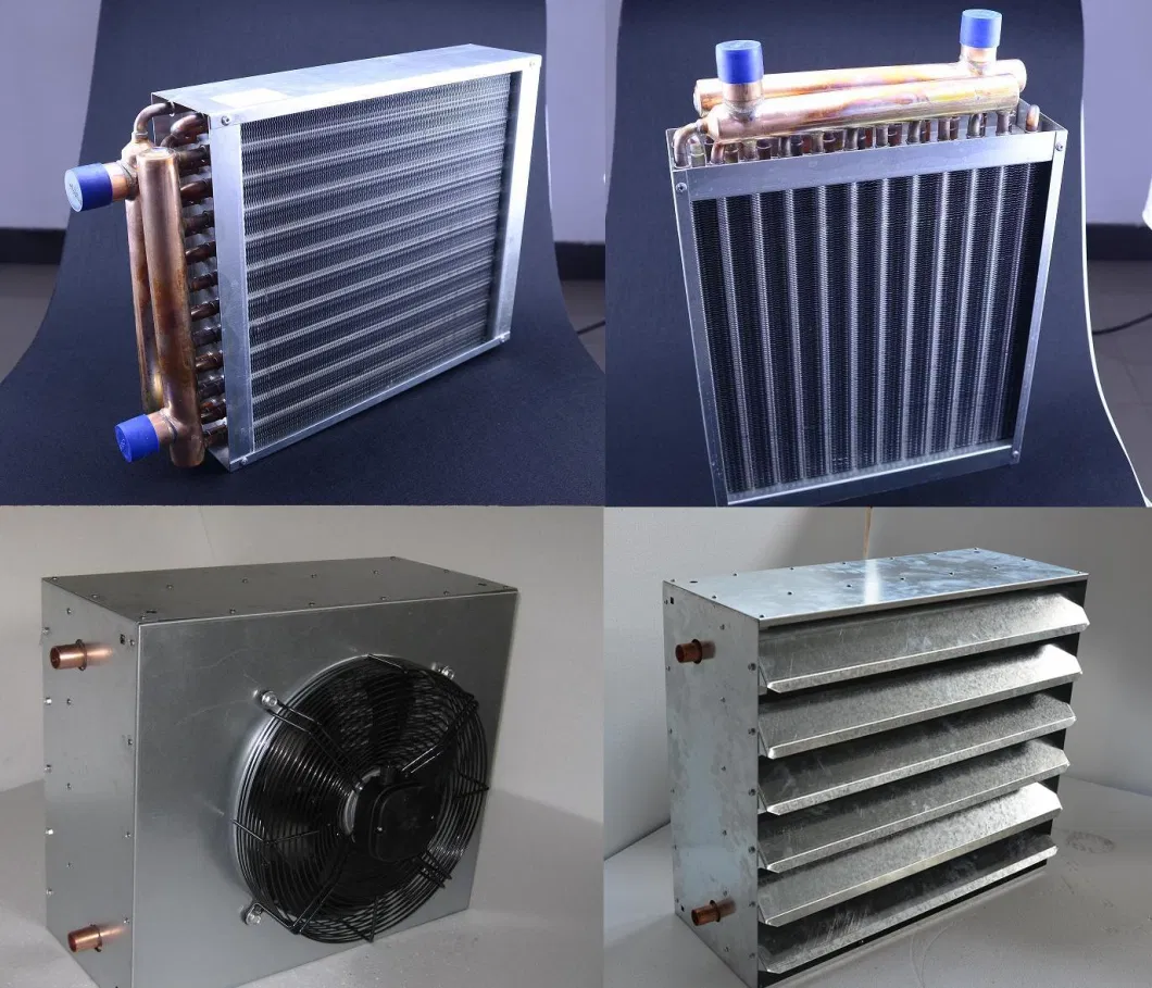 12X12 Inch Customized Water to Air Copper Tube Heat Exchanger