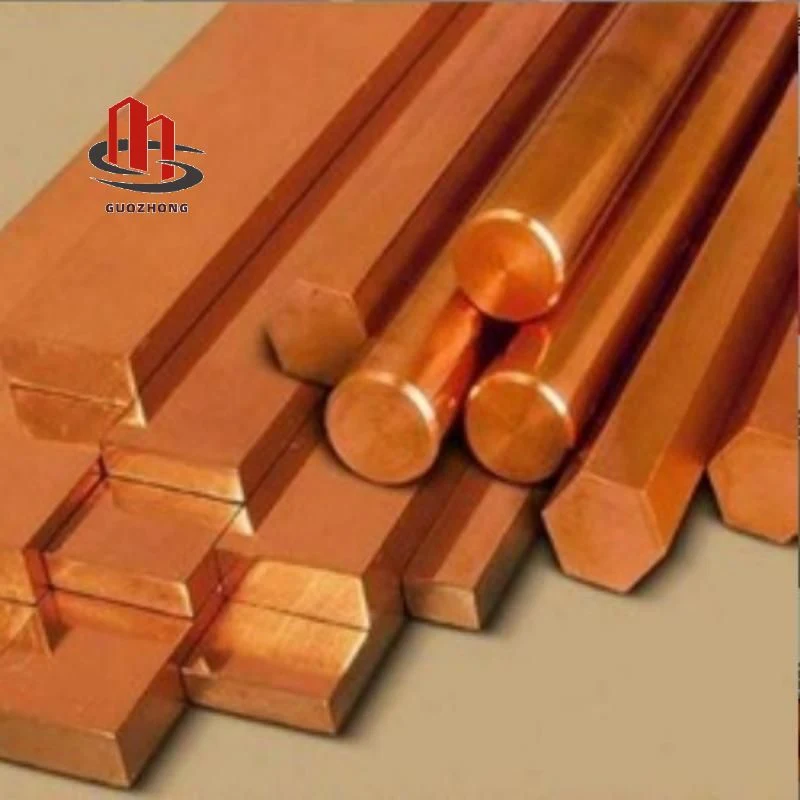 Wholesale High Purity H68/H65 Pure Copper Round/Square/Rectangular Brass Bar Rod