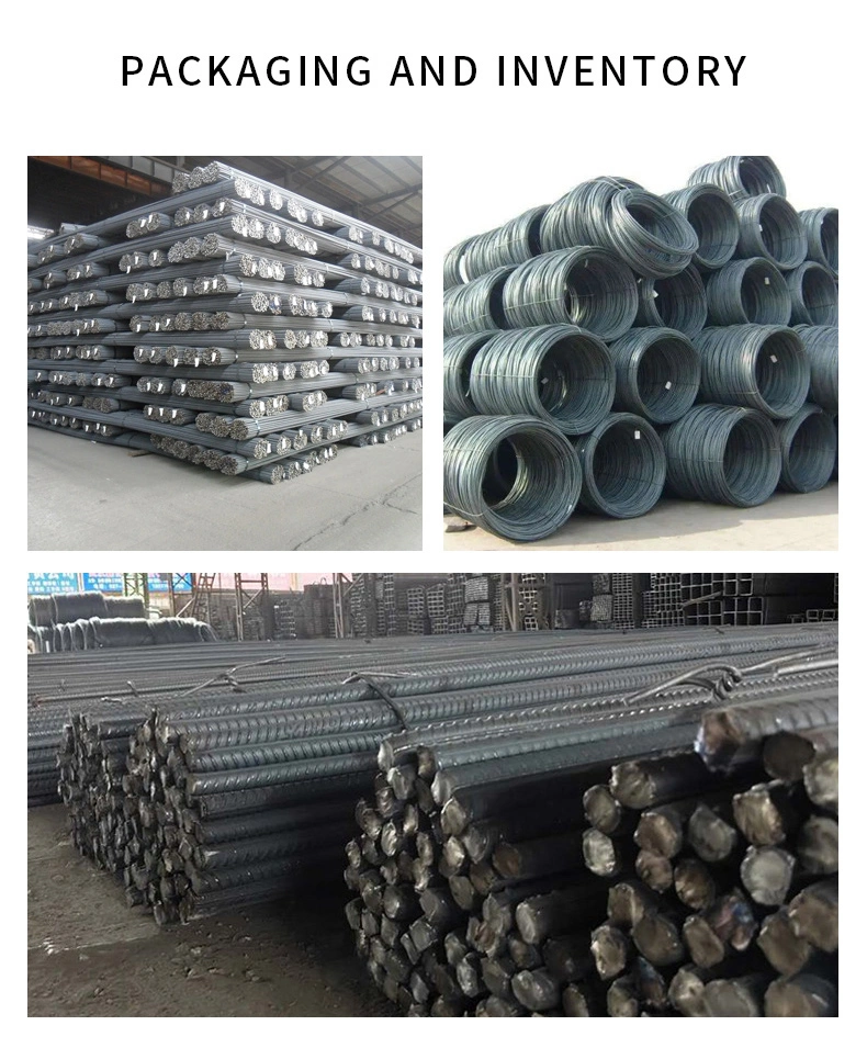 6mm 8mm 10mm Reinforced Deformed Steel Bar Steel Rebar Mild Steel Rebar Iron Rod for Construction Concrete