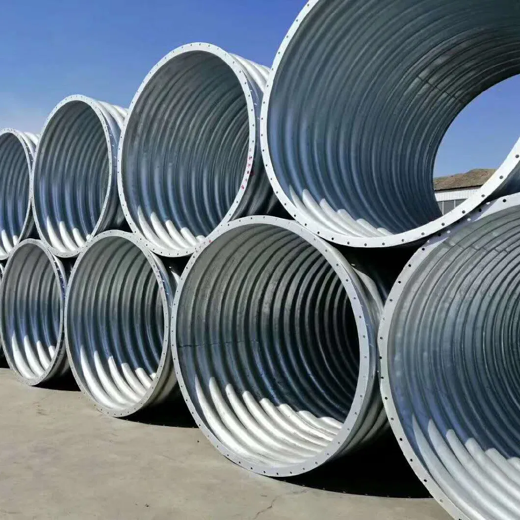 Nestable Semicircular Corrugated Metal Pipe Used in Storm Sewers and Culvert