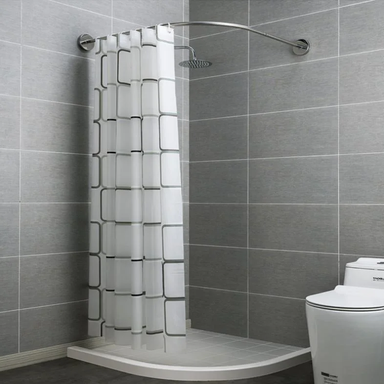 Stainless Steel Aluminum Sliding Telescopic Shower Curtain Rod (CR001)