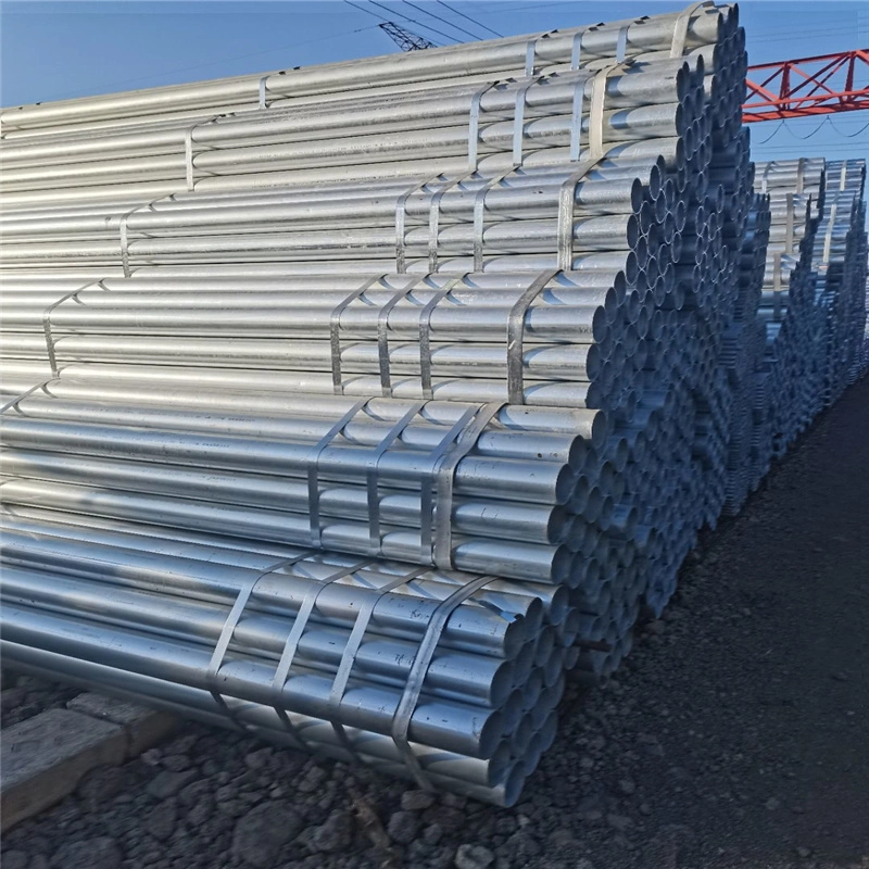 1.25 Inch Thick 16 Gauge Galvanized Carbon Steel Pipe