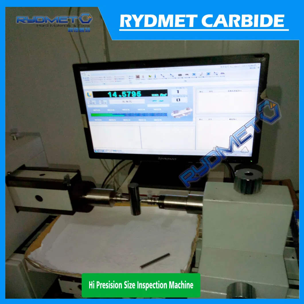 Rydmet Grounded H5 H6 Cut-to-Length Solid Tungsten Carbide Rods for Endmills, Drills for Wood Working, Machining Metals