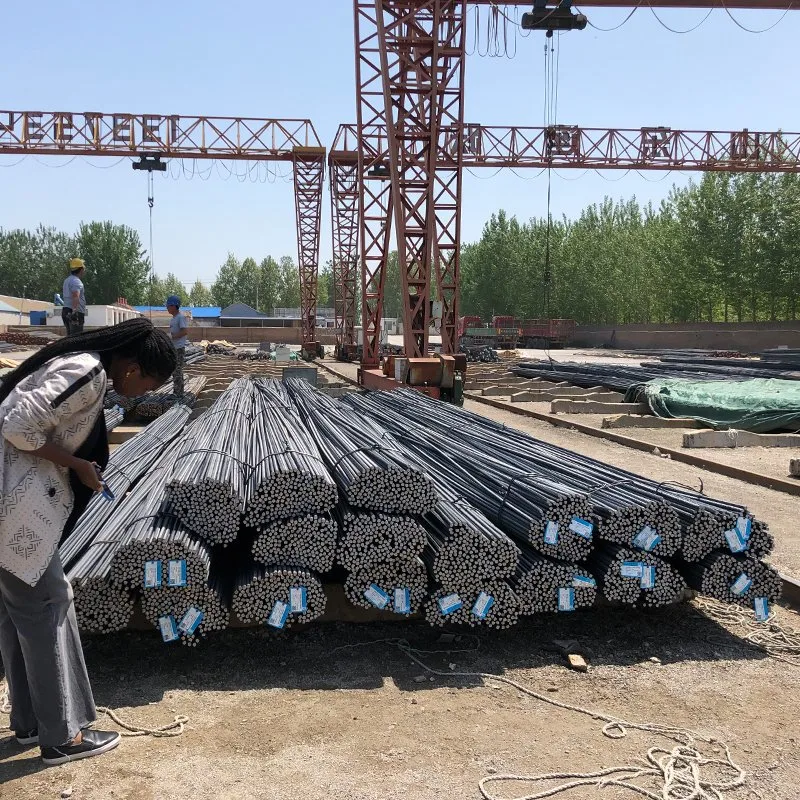 Factory Direct Sales ASTM Carbon Steel Hot-Rolled/Cold-Rolled Deformed Spiral Construction Steel Bars 6mm 8mm 12mm Building Materials Straight Round Steel Rebar