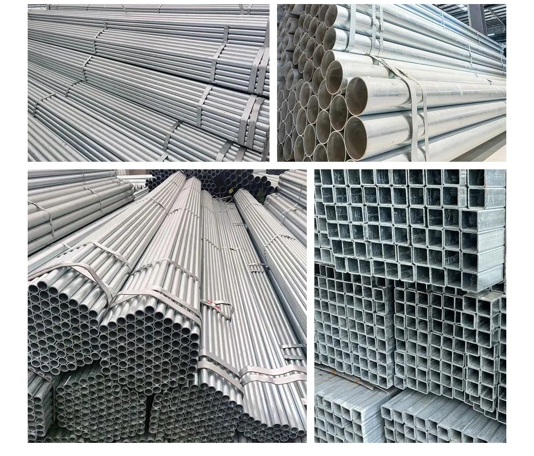 Customized 1.25 Inch 2.5 Inch 6 Inch 8 Inch DIN 2444 Schedule 40 Hot Dipped Galvanized Steel Pipe
