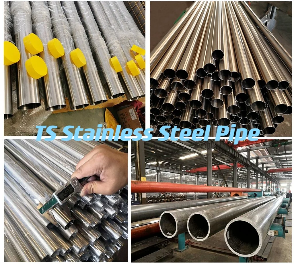 Metal Round and Square Seamless Metal Tube ASTM A213 Outer Diameter 4-1800mm SUS 304 316 316L Stainless Steel Pipe