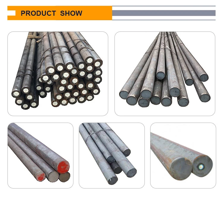 Underground Support Rods 20# A36 Q195 Q235D Q345b S355jr Carbon Steel Round Bars Yel AISI 4140 4130 4320 4340 Black Bright Alloy Steel Round Bar Rod Mold Tool