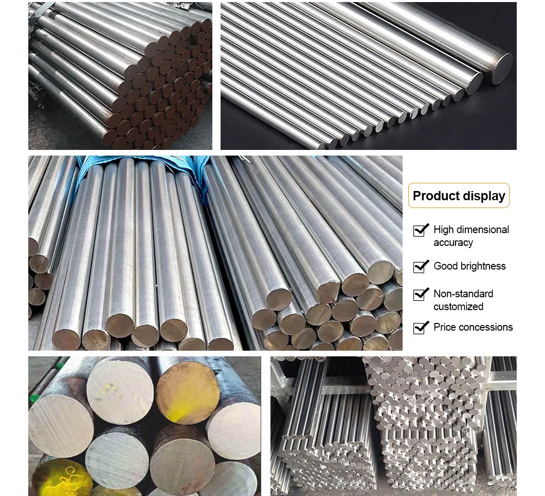 Cold Rolled 304/316 Mirror Surface Stainless Round Rod Steel