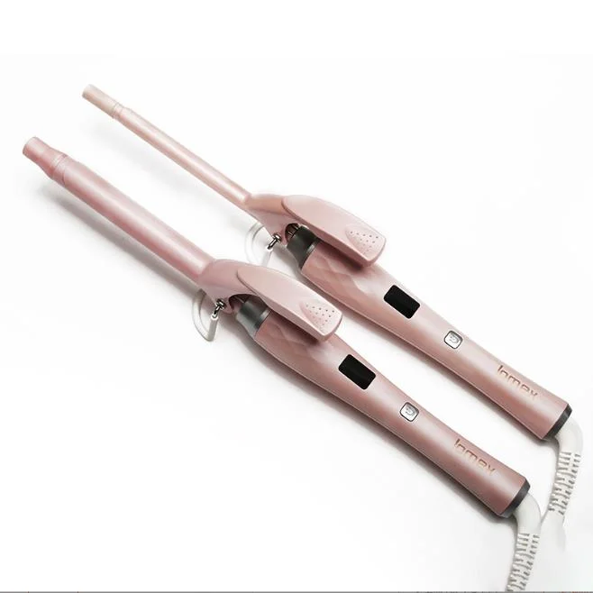 Titanium LCD Private Label 2 in One Curling Iron Thin Barrel 16mm Hair Curling Iron Wand